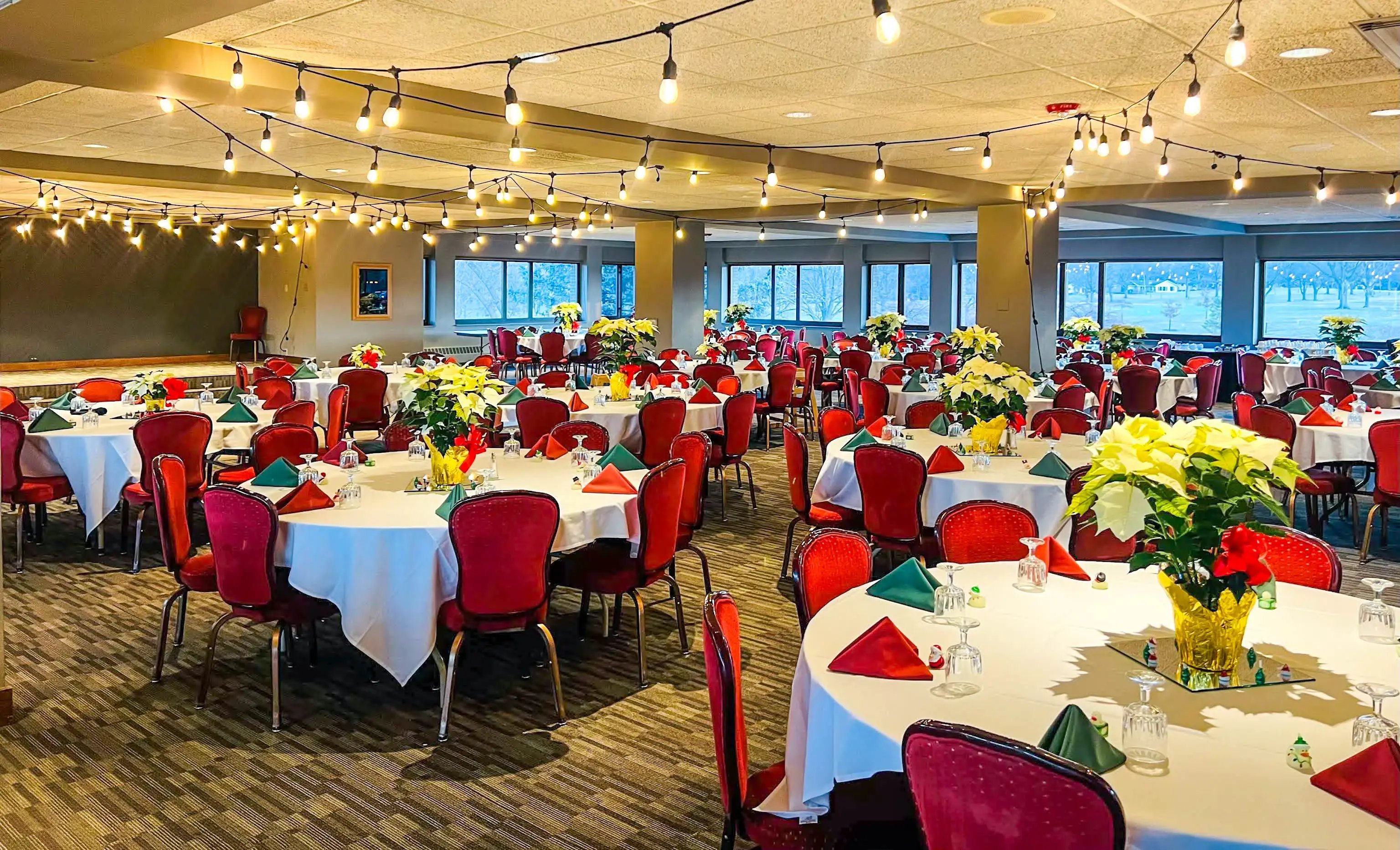 Event seating in a large room